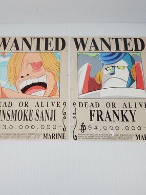One Piece Dead or Alive, Vin Smoke Sanji & Franky, 8x12 Glossy